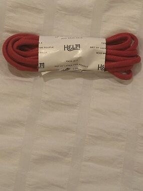 💥 $5 if bundled - Helm Boots / Shoe Red Replacement Laces 135 cm